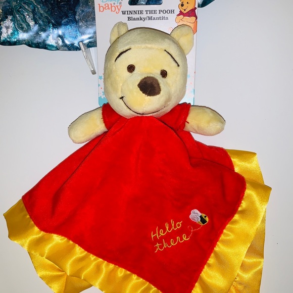 Disney Winnie The Pooh Baby Gift Bundle Brush Plush Security Nwt - Picture 5 of 5